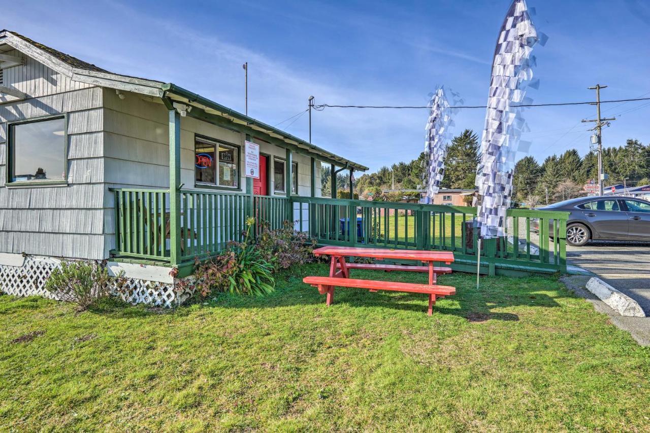 Smith River Vintage Cabin Oceanfront Deck And Views Kültér fotó
