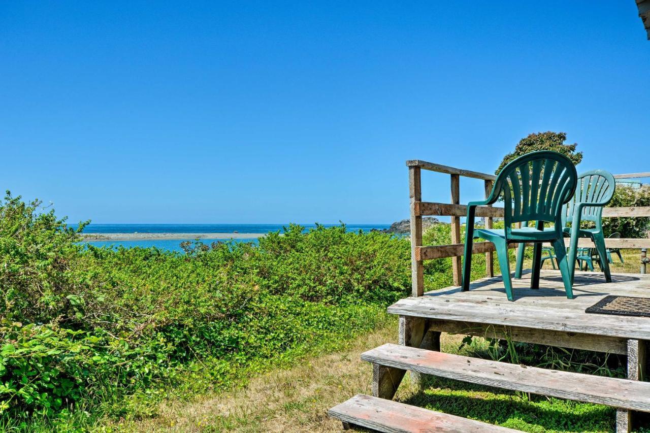 Smith River Vintage Cabin Oceanfront Deck And Views Kültér fotó